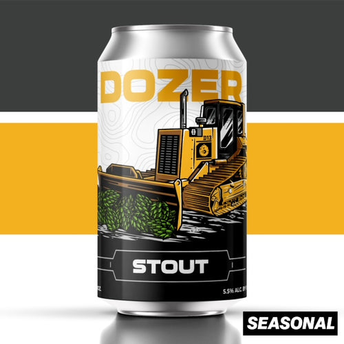 Dozer Stout 5.5% ABV 45 IBU